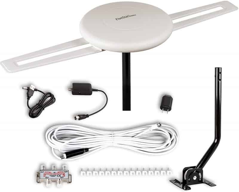 KORONA EXTRA Digital Omnidirectional HD TV And DAB Radio Aerial For Motorhome, Boat, Truck (Unispectra UNI-220622-K1)