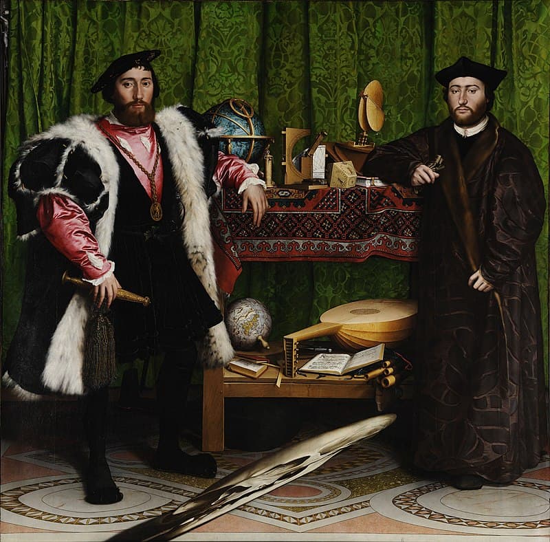 The Ambassadors By Hans Holbein The Younger