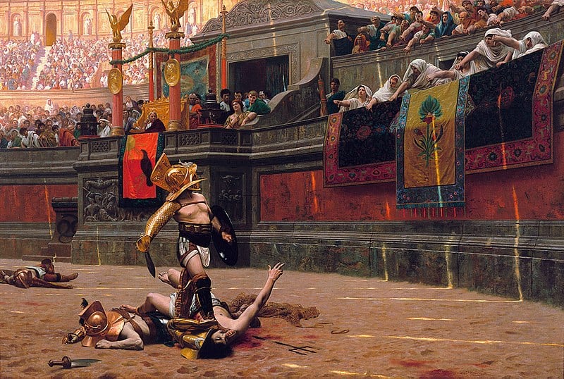 Pollice Verso By Jean Leon Gerome is one of the most famous paintings of all time