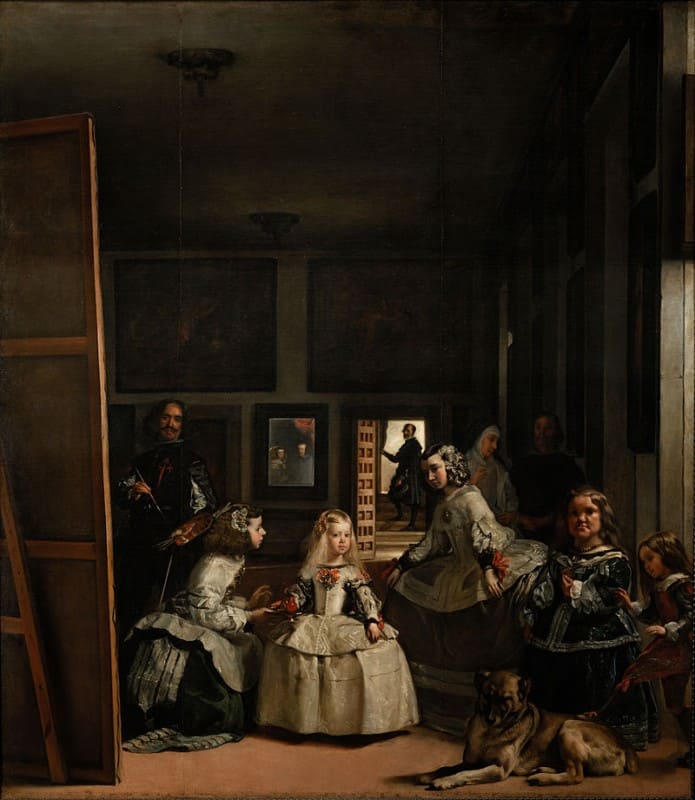 Number 100 in the most famous paintings list is Las Meninas By Diego Velázquez
