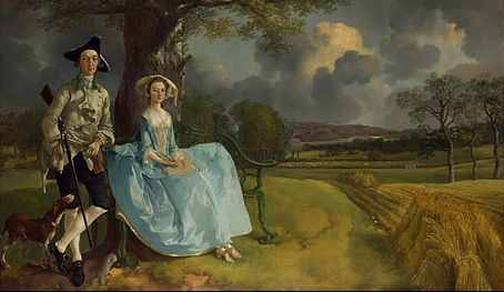 84. Mr. And Mrs. Andrews By Thomas Gainsborough
