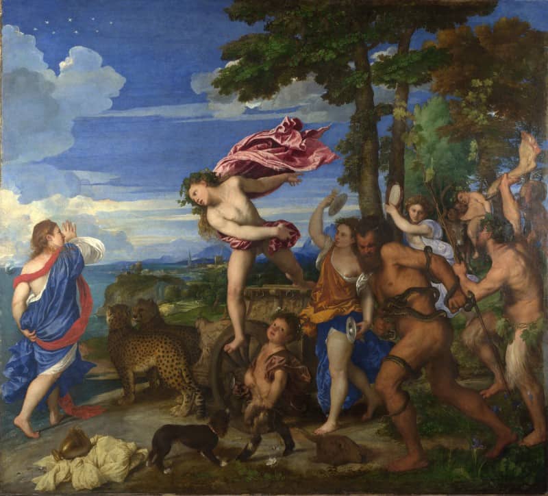 Bacchus And Ariadne By Titian