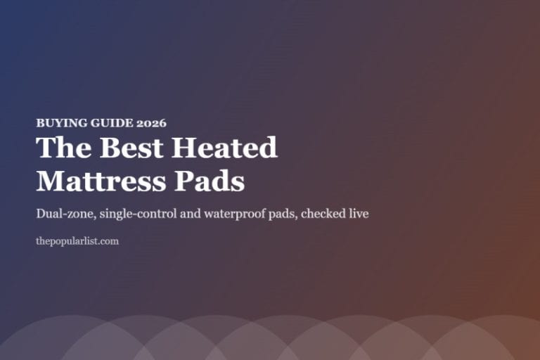 Title card: The Best Heated Mattress Pads, buying guide 2026
