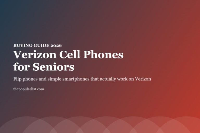Title card: The Best Verizon Cell Phones for Seniors, buying guide 2026