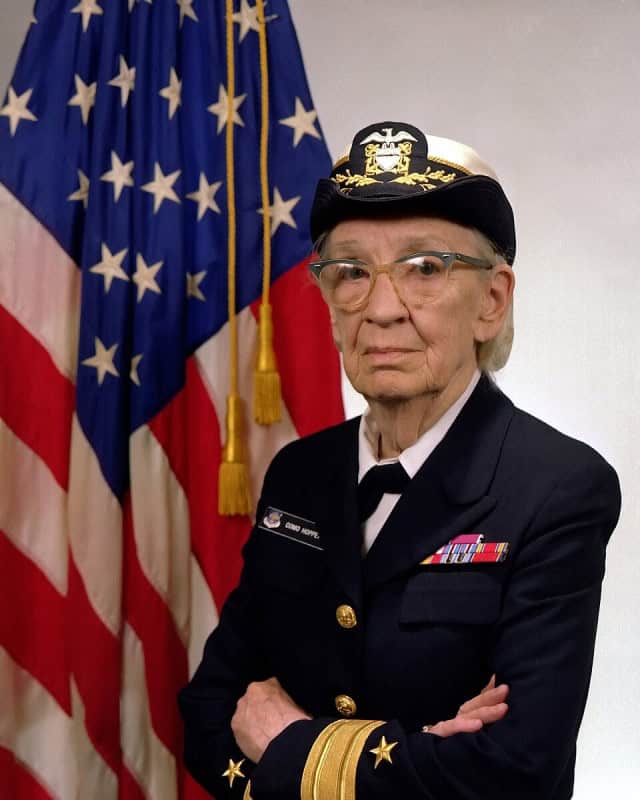 Commodore Grace Hopper of the US Navy, 1984