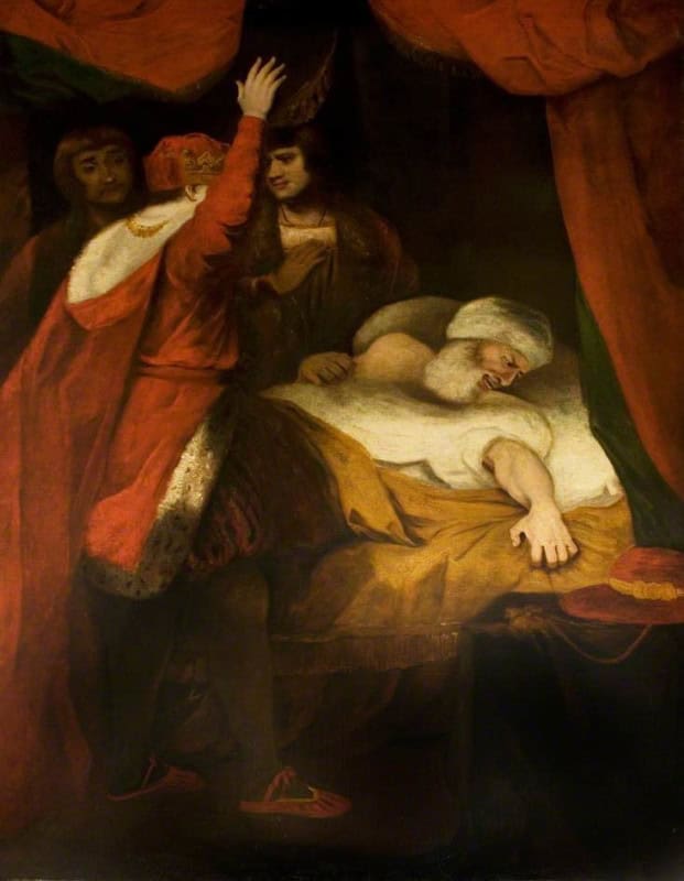 The death of Cardinal Beaufort, from the studio of Joshua Reynolds for the Boydell Shakespeare Gallery