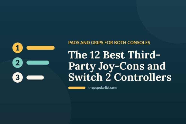 Title card: The 12 Best Third-Party Joy-Cons and Switch 2 Controllers