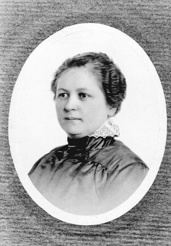 Portrait photograph of Melitta Bentz, inventor of the paper coffee filter